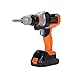 JAKKS Pacific Black+Decker Matrix Jr. Power Drill Kids Tools Play Toy with Forward & Reverse Drilling Action
