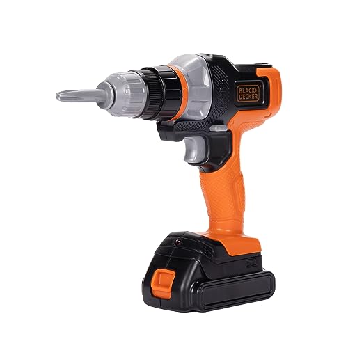 JAKKS Pacific Black+Decker Matrix Jr. Power Drill Kids Tools Play Toy with Forward & Reverse Drilling Action - image 4