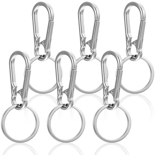 6 Pack Dog Tag Clip for Collar, Durable Rabies Tag Holder for Dog...