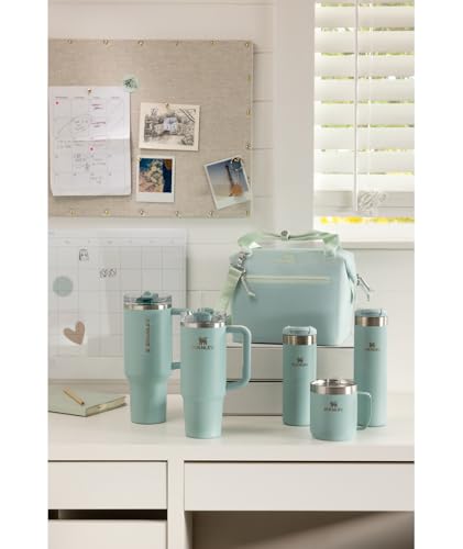 Image of Stanley AeroLight Transit Bottle 16 oz | Locking Drink Through Lid | Leak Resistant Water Bottle or Coffee Travel Mug | Lightweight Insulated Stainless Steel | BPA-Free | Seafoam