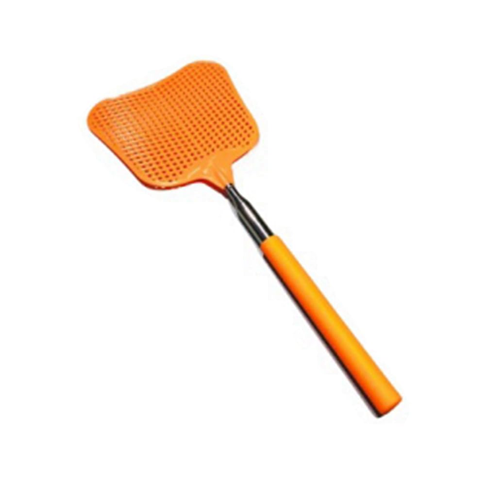 Goser Orange Telescopic Fly Swatters Heavy Duty Flyswatter With Stainless Mosquito Repellent Tool Home Replacement Tools C