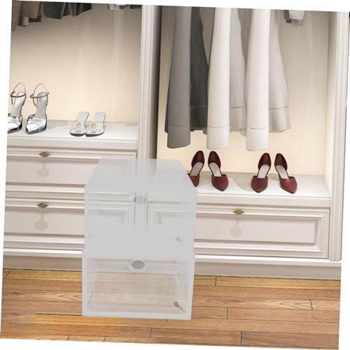 Boîtes à chaussures antichocs Ciieeo transparentes et empilables sous le lit