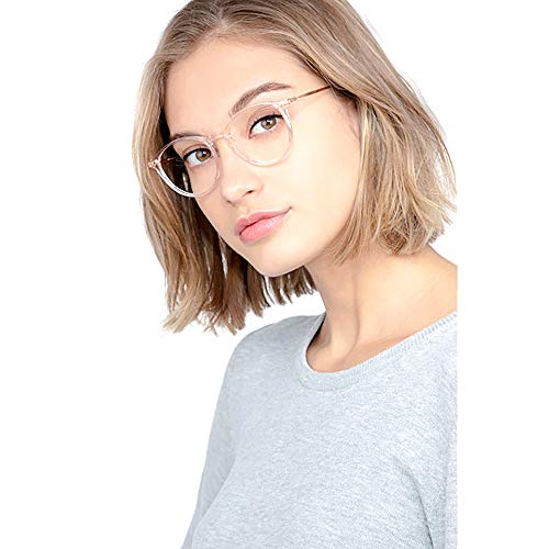 Onke Blue Light Blocking Glasses, Nerd Eyeglasses Frame Anti Blue Ray UV400 Computer Gaming Glasses for Women