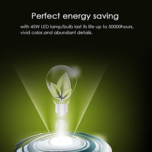 CHEERLUX C6 - Mini LED Proyector portátil Home Cinema (resolución 800*480, 1200 lúmenes, conexión USB/HDMI/ATV/AV/VGA) con altavoz estéreo, Negro