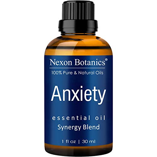 Anxiety Essential Oil Blend 30 ml - Stress Away, Stress Relief Essential Oil - Relaxation, Calming Essential Oils - Can be Used for Aromatherapy and Diffuser from Nexon Botanics