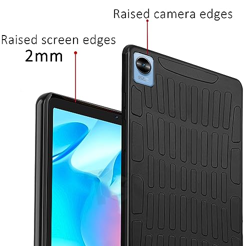 Image of TGK Rugged Back Cover for Realme Pad Mini 8.7 Inch Tablet Case Black