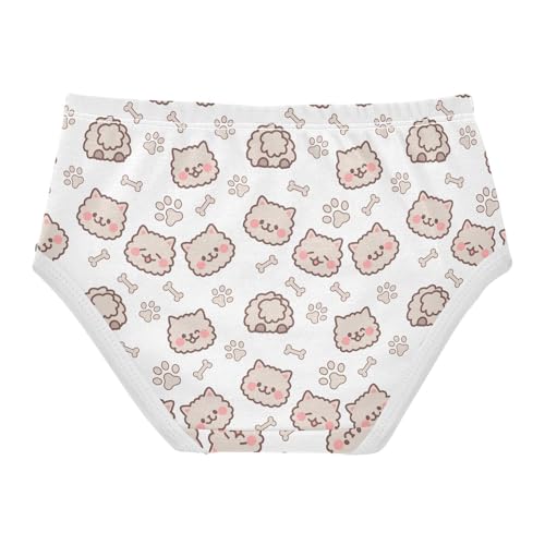 Girls' Underwear Cute Puppies Cotton Stretch Comfort Toddler Panties2