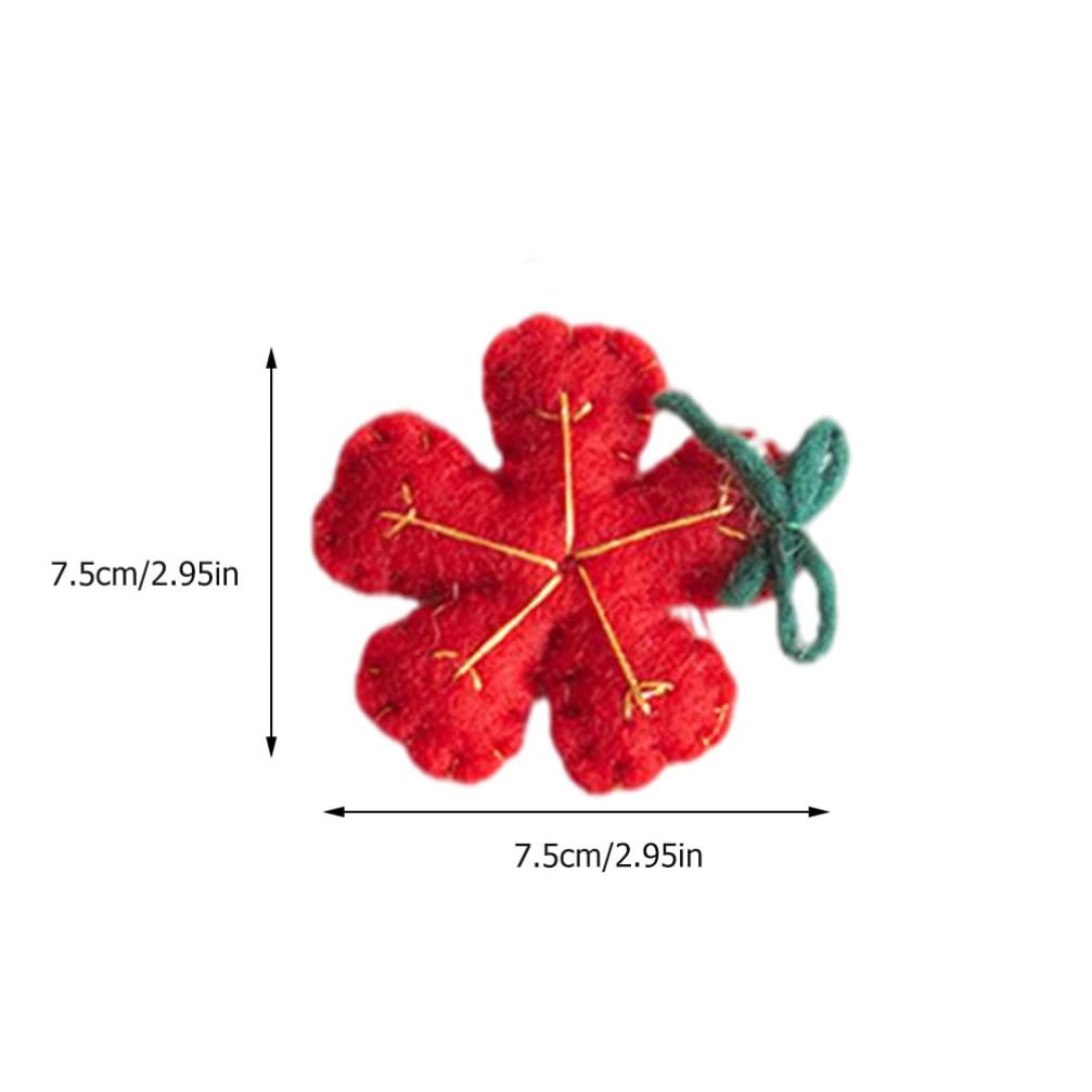 6 Pezzi Ciondolo in Feltro Di Lana Cartellini Natalizi Appesi Ornamenti Di Calzini Dell'albero Di Natale Decorazioni Natalizie Babbo Natale Home Decor Provato 3d Manuale
