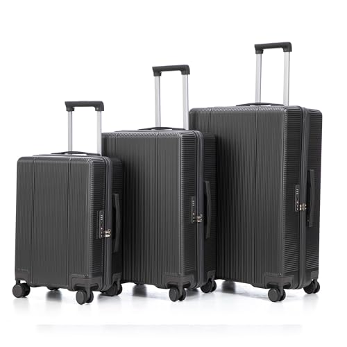 Durable 3-Piece ABS Luggage Set - 20