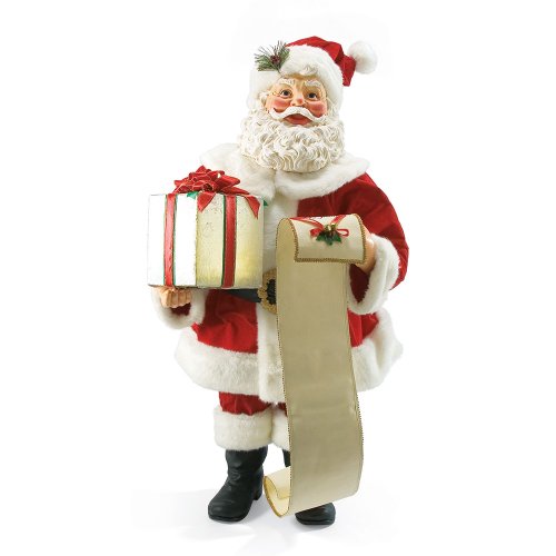 Department 56 Possible Dreams Bright Holiday Santa, 39 inch