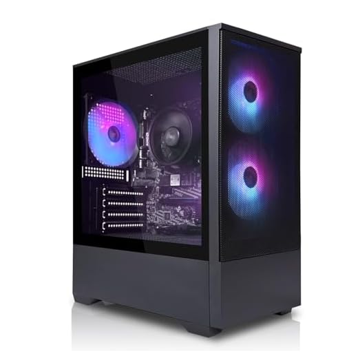 SYSTEMTREFF® Gaming PC AMD Ryzen 5 5600G 6x4.4GHz | AMD RX Vega 7 4K HDMI DX12 | 256GB SSD | 16GB DDR4 RAM | Windows 11 | WLAN Desktop Computer Rechner für Gamer, Zocker