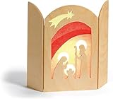 Ostheimer - 5520028 - Transparent Christi Geburt, Holz, 20,5cm x 16,5cm