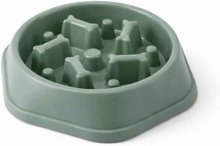 Comedouro Lento para Cães | Anti Engasgo e Anti Voracidade | Formato Labirinto com Obstáculos | Plástico Resistente | Pequeno e Médio Porte