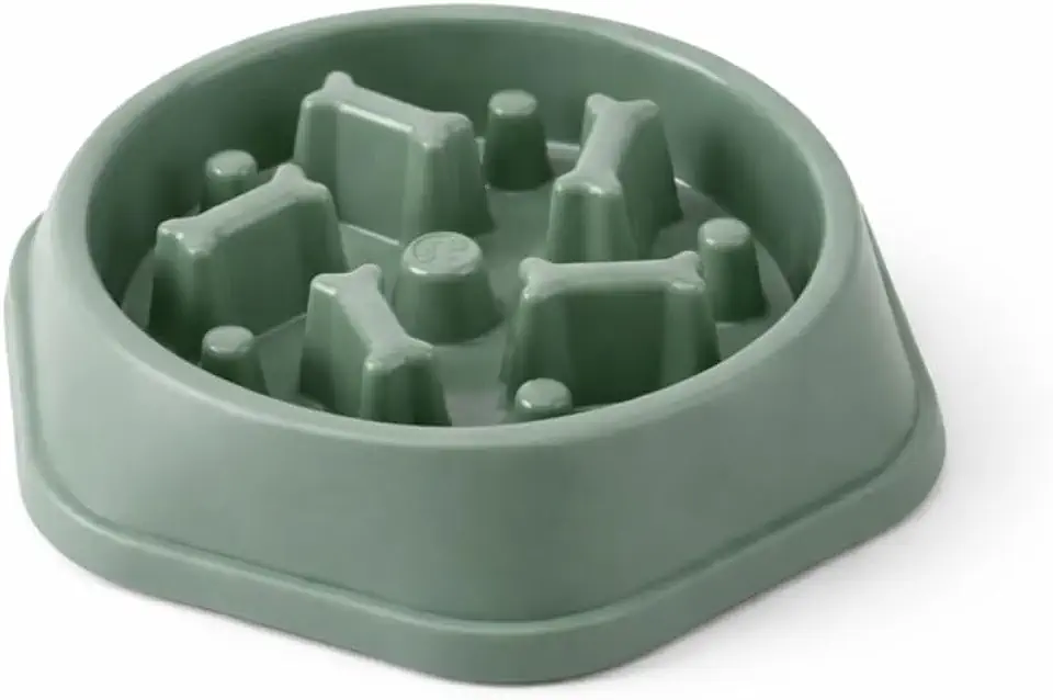 Comedouro Lento para Cães | Anti Engasgo e Anti Voracidade | Formato Labirinto com Obstáculos | Plástico Resistente | Pequeno e Médio Porte