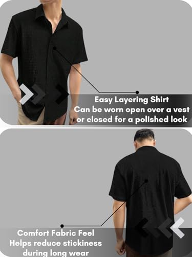 Image of Leriya Fashion Full Shirt for Man | Unique Shirts for Men Stylish |Casual White Shirt's for Mans |Polycotton Button Down Shirt for Mens (Available in Plus Size)
