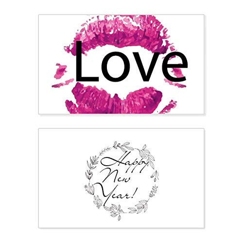 Tarjeta de San Valentín Love Pink Lip para expresar tu amor eterno este Año Nuevo