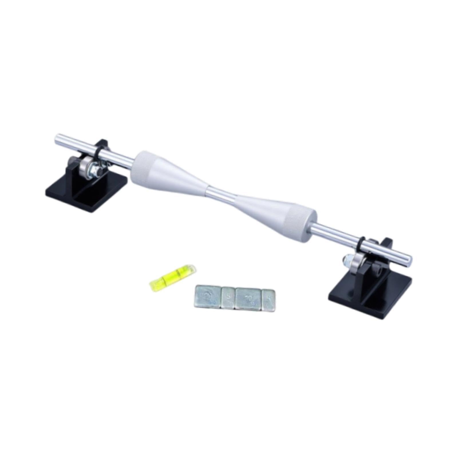 Equilibrador de Ruedas para Motocicleta, Herramienta de Taller de Aluminio, Compatible con Llantas de Moto y Remolque- A