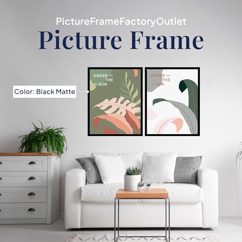 (1) 22x28 Black Picture Frame | 1.25