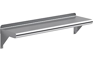 AmGood 8" X 30" Stainless Steel Wall Shelf: The Tidy Laundry Room...