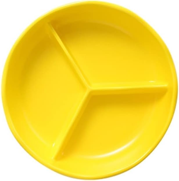 Dipping Bowls Ceramic Divider Plate Matte Breakfast Plate Three Grid Plate Snack Plate Fruit Snack Plate Sub-Dinner Plate Home Gift Appetizer Plates (Color : C) (D)