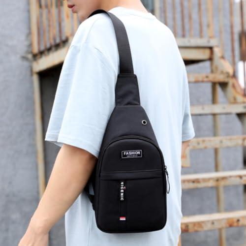 Mini Mochila Pochete Bolsa Tiracolo Transversal Ombro Masculina Feminina Saída Fone de Ouvido Imperm