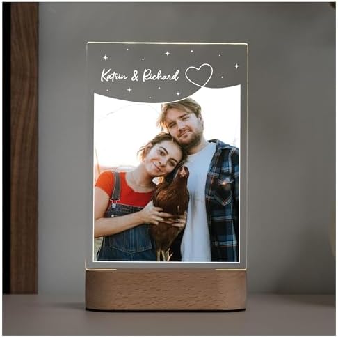 Geschenkfreude Acrylglas Foto personalisiert mit Namen - UV-Druck...