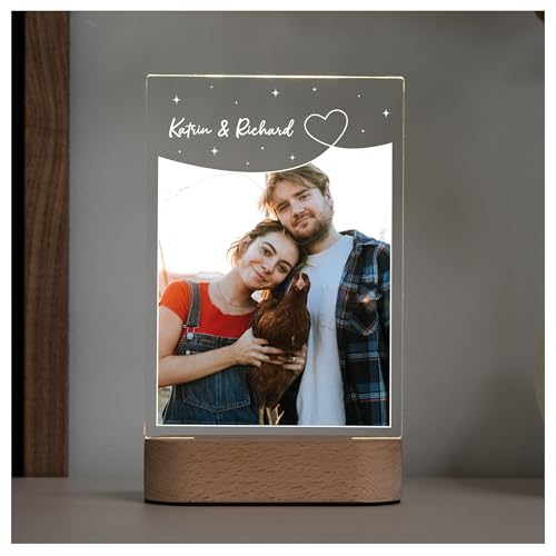Geschenkfreude Acrylglas Foto personalisiert mit Namen - UV-Druck...
