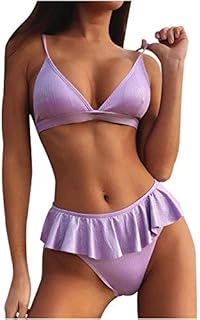 Set Sexy Frauen Pad Rüschen Bademode Solide Push-Up Bikini Badeanzug Bademode Swimwears Tankinis Set Klein T Shirt Herren