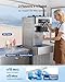 Imagen de VEVOR Máquina de Helados Comercial 3 Sabores 1800 W Caudal de 20-28 L