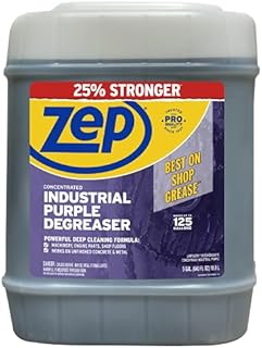 Zep Industrial Purple Cleaner and Degreaser Concentrate - 5 Gallon (Case of 1) R45815- Easy to Rinse Formula