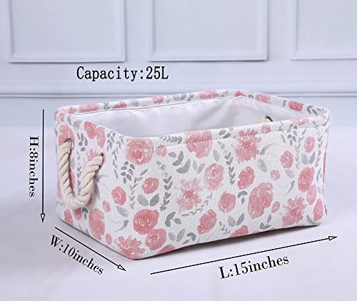 Rectangular Storage Basket Collapsible Organizer Bin Waterproof Toy Box for Organizing Home/Dorm/Kitchen/Pet/Office/Closet/Shelf/Gift Baskets - Image 3