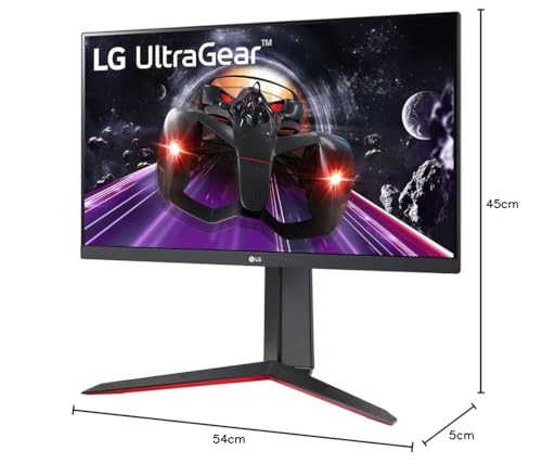 Image of LG Ultragear 24GS65F 24 inch Full HD (1920 X 1080) IPS Panel Gaming Monitor, 1ms, 180Hz, HDR 10, NVIDIA G-Sync Compatible, AMD FreeSync, Height /Pivot /Tilt Adjustable Stand, DP & HDMI Port.