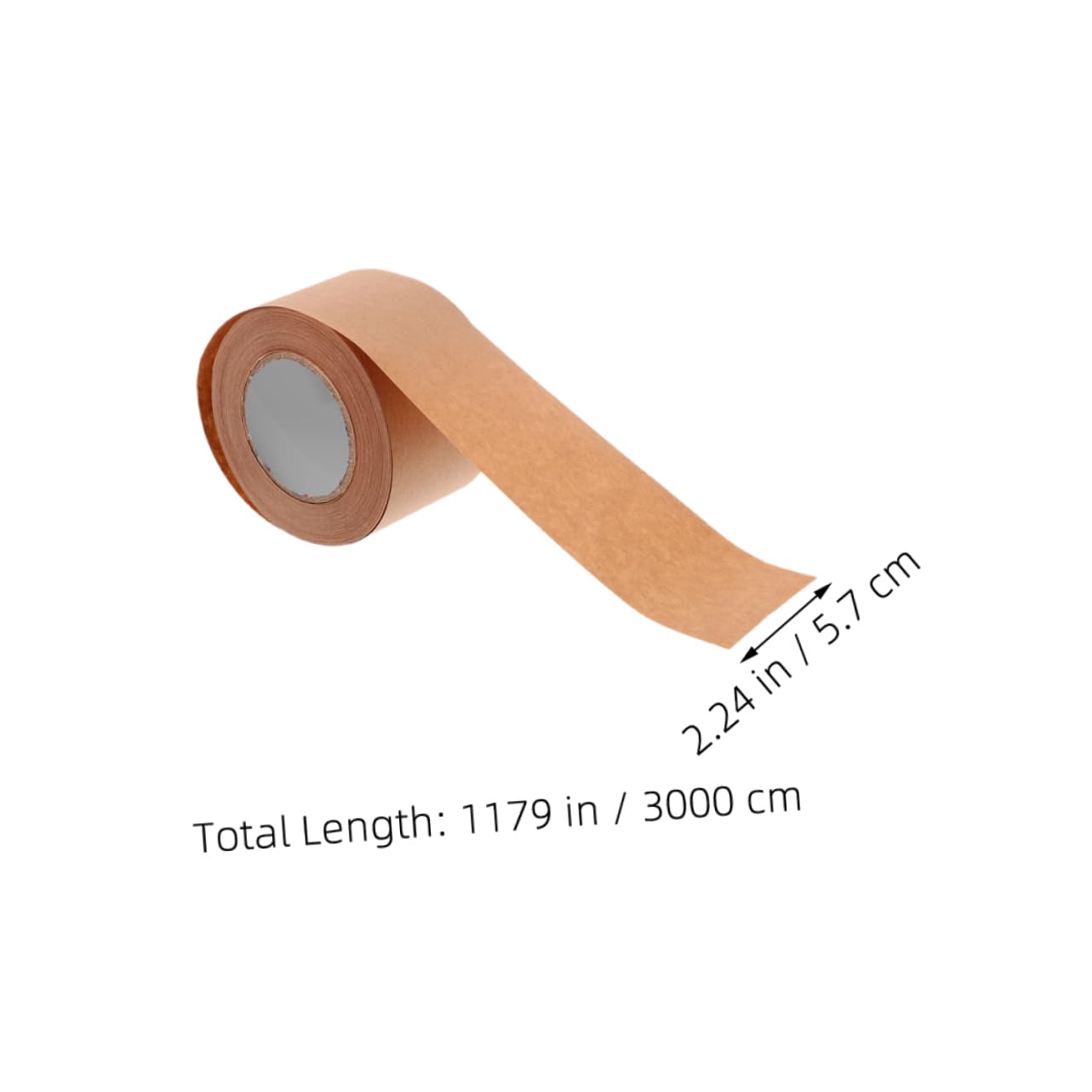 Uonlytech 3 Set Nastro Di Spedizione Nastro Sigillante in Carta Marrone Rinforzata Nastro Postale Carta Da Imballo Per La Spedizione Kraft Light Brown 3 * 3
