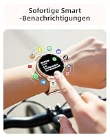 Parsonver Smartwatch Herren Damen, Integriertes GPS, 5 ATM Wasserdicht Schwimmuhr für Pool/Offene Gewässer, Fitnessuhr mit AMOLED Display, 100+ Sportmodi, Herzfrequenz,Schlafen,Französisch Grau, 42 mm – Ansicht 6