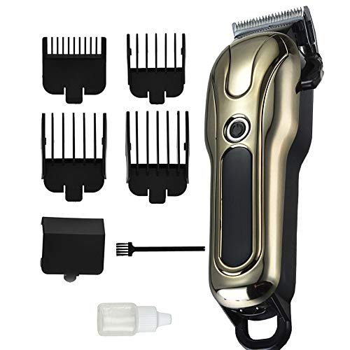 UKLISS Hair Clippers for Men Professional Barber Surker Clipper Cordless Beard Trimmer Grooming Kit Rechargeable Hair Cutting Machine with LED Display 2200mAh Battery Quiet