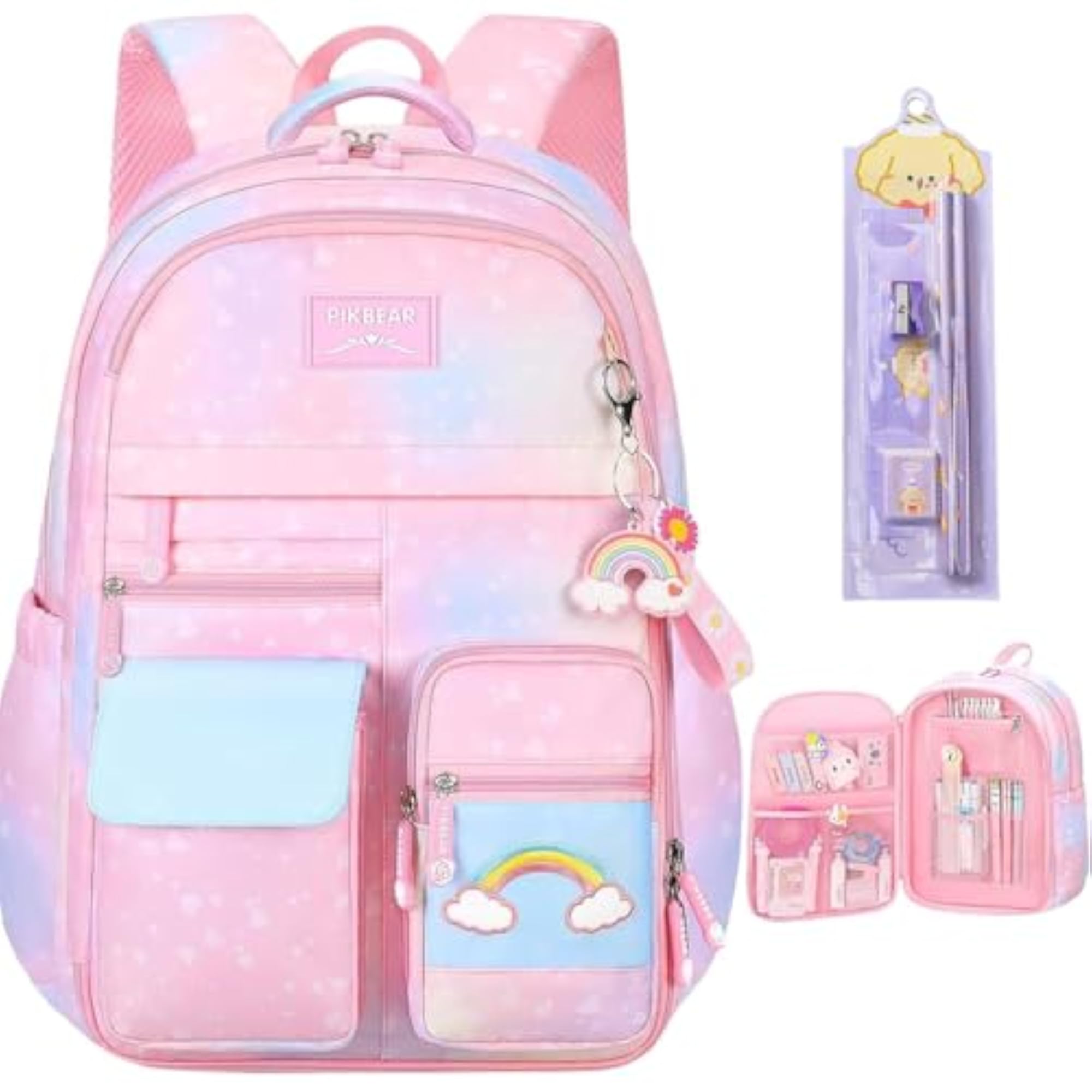 Water Resistant Durable Kids School Bag 6-12 Years
