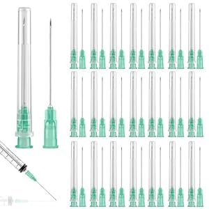 kayqbonke 100 Stück Abgabe Tube Nadel 21G