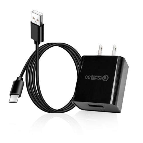 USB C QC3.0 Fast Charger for Samsung Galaxy A20E A20S A30S A50S A51 A10E A30 A40 A50 A70 A80 A20 Galaxy Note 8 9 S9 S8 S10 Plus Type C Charging Cable Cord 5 ft