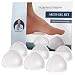 Dr. Frederick's Original Peel & Stick Foot Arch Support Gel Pads - 4 Pieces - High Arch Cushions - Relieves Pain from PES Cavus - Regain Your Original Stride
