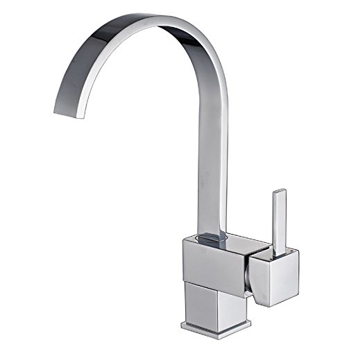 MCTECH 360° Giratorio Grifo de Cocina Baño Lavabo Grifo de Fregadero Agua Fría y Caliente (Tipo D Accesorio de lavamanos 360°)