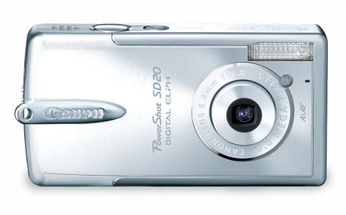 canon powershot sd20 5mp ultra compact digital camera silver