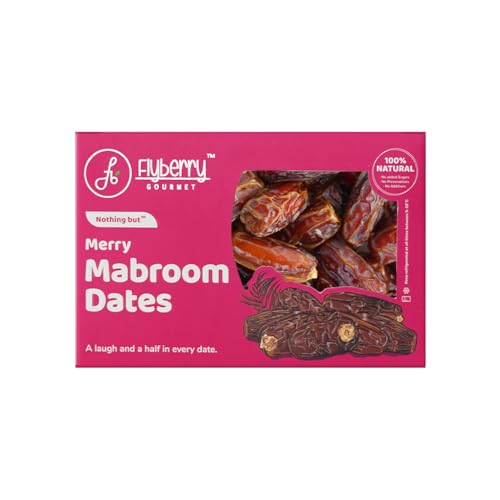 Image of Flyberry Gourmet Mabroom Dates (Khajoor /Khajur) 200g | 100% Natural | Rich in Calcium, Iron and Potassium | Instant Energy