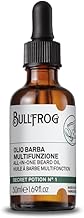 Bullfrog Secret Potion Multifunctional Beard Oil No. 1 50 ml – Scented and Nourishing – Woody, Aromatic and Amber Notes – Made in Italy