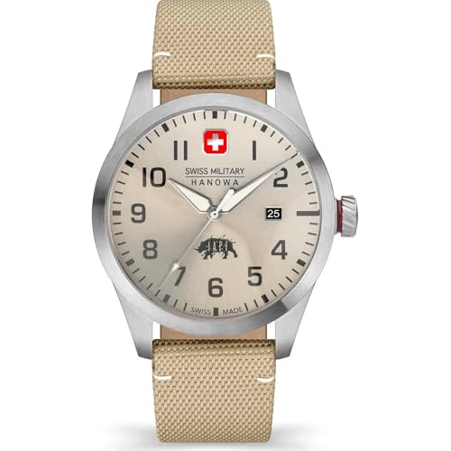 Chronographe Hanowa Swiss Military BUSHMASTER montre homme étanche acier