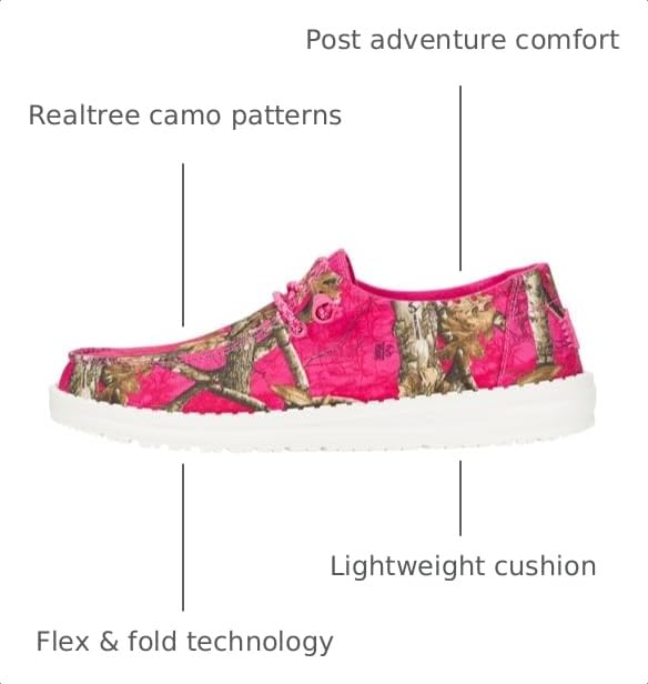 Image of HEYDUDE Women's Wendy Realtree Edge | Women's Shoes | Women's Slip-on Loafers | Comfortable & Light-Weight