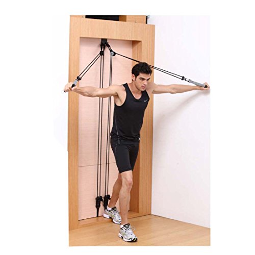 Image of USI UNIVERSAL Door Gym Ropes, Door Gym Rope Exercise, 800DGF Door Gym Pullers, Door Gym Heavy, Plastic And Silicon Rubber, Easy To Install, Suitable For Using At Home Or Office