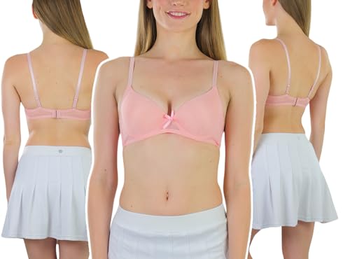 Image of ToBeInStyle Women's Pack of 6 Padded Assorted Styles Supportive Bras Cup Size - A to DDD