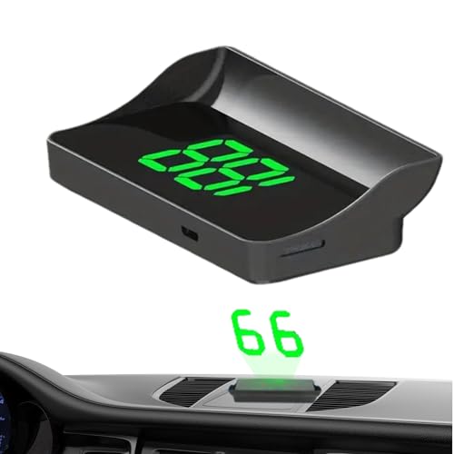 HUD ディスプレイ車のフロントガラス 、車用ヘッドアップディスプレイ, インスタントヘッドアップディスプレイ、LEDカラフルスクリーン、サンバイザー, 車のスピードメーターディスプレイ、USB充電式、GPSモード、車の自動オン/オフ