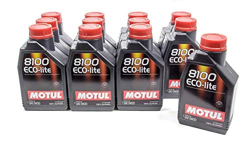 Motul 104981 8100 0w20 Eco-Lite Oil, 12 l, 1 Pack