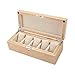 Produktbild SHUMEISHOUT Schmuck Box-Executive 6 Slots Uhrengehäuse mit Valet, gekrönt Holzuhr-Anzeigen-Koffer-Watch-Organizer, Schmucklager
